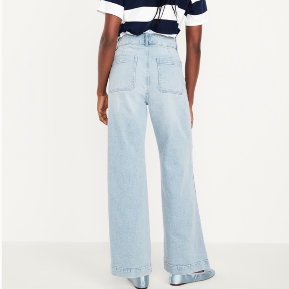 High Rise Wide Leg Jeans - Picture 3 of 7